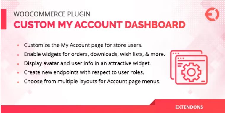WooCommerce User Dashboard – Custom My Account Page – 自定义用户中心页面 – v1.1.0