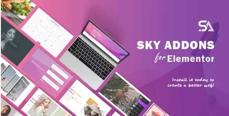 Sky Addons – Elementor Page Builder 扩展插件 – v1.5.1
