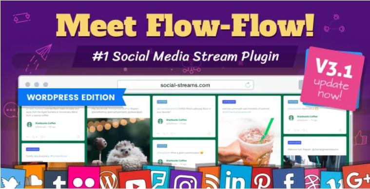 Flow-Flow – WordPress社交媒体插件 – v4.9.2