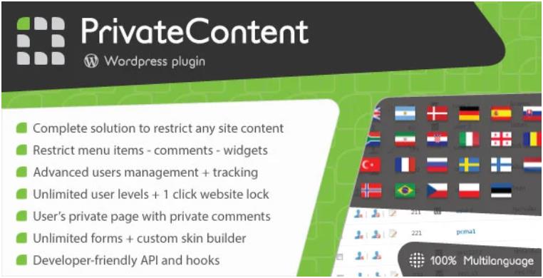 PrivateContent – 会员等级内容限制插件 – v8.4.0