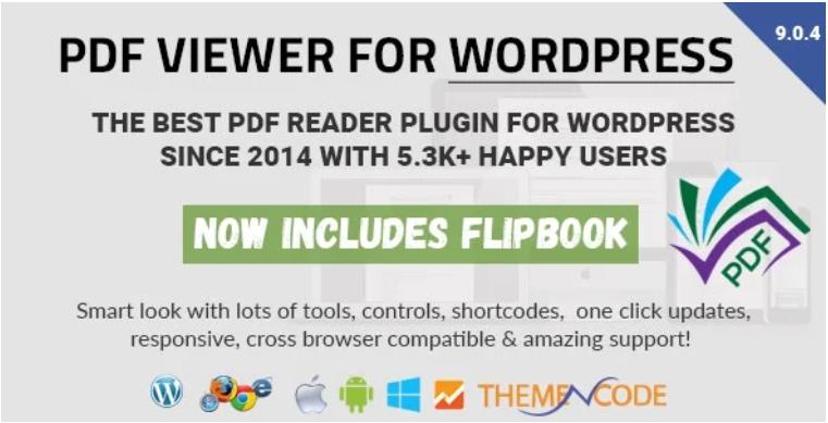 PDF viewer for WordPress – PDF阅读器插件 – v10.7.0