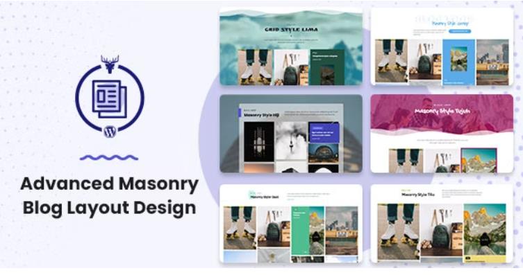 Advanced Masonry Blog Layout Design – 高级博客砌体布局设计插件