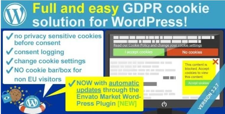 WeePie Cookie Allow – 轻松完整Cookie同意插件 – v3.4.4