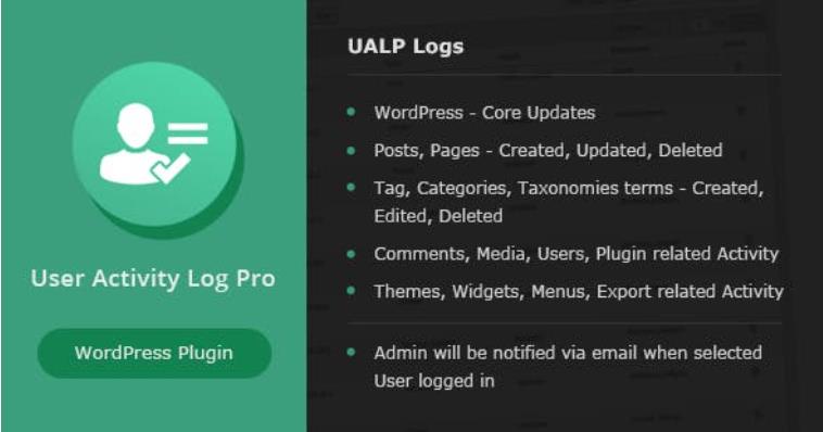 User Activity Log PRO for WordPress 用户活动日志插件 – v2.3.1