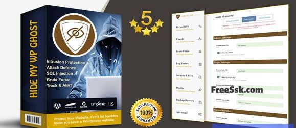 Hide My WP Ghost Premium – 隐藏WordPresst特征安全防护插件 – v7.0.1.0