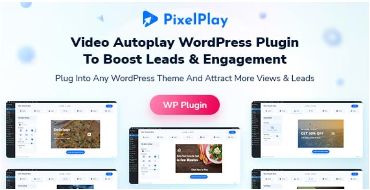PixelPlay – 视频自动播放缩略图覆盖WordPress插件