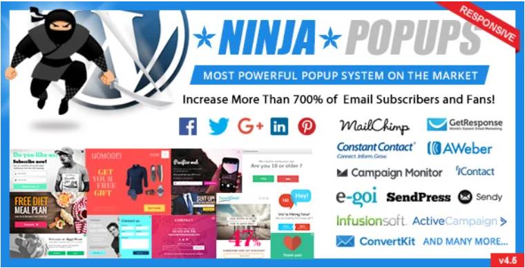 Ninja Popups 高级弹窗WordPress插件 – v4.8.7