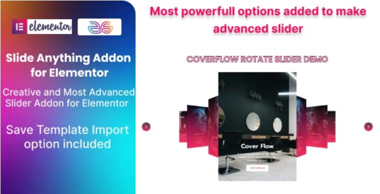 Slide Anything Addon for Elementor – 幻灯片轮播插件