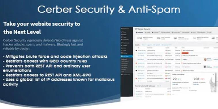 WP Cerber Security Pro WordPress – 安全防护插件 – v9.3.2