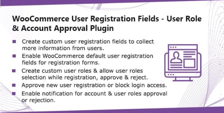 WooCommerce User Registration Plugin – 用户注册自定义字段插件 – v1.0.8