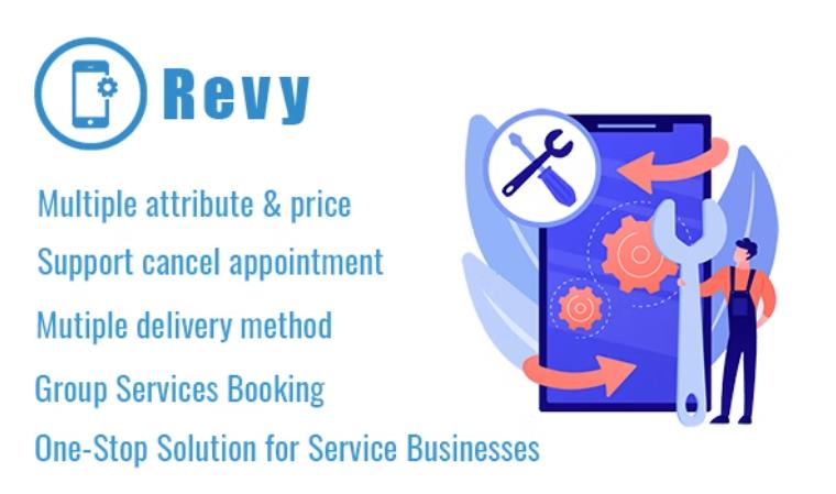 Revy – 维修服务行业预订系统WordPress插件 – v1.1.2