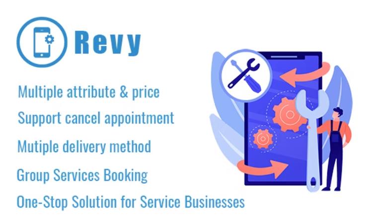 Revy – 维修服务行业预订系统WordPress插件 – v1.14