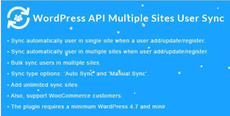 WordPress API Multiple Sites User Sync – 多站点用户会员同步插件 – v1.6.2