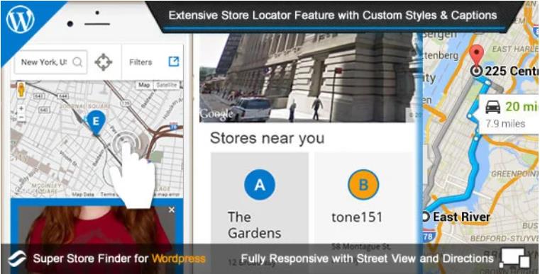 Super Store Finder – 商家定位地图标记插件 – v6.9