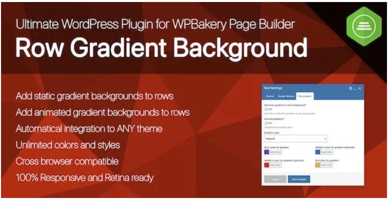 Ultimate Row Gradient Background for WPBakery Page Builder – 扩展插件