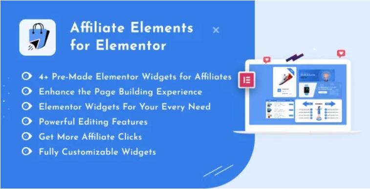 Affiliate Elements for Elementor – 可视化编辑器扩展插件