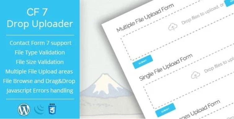 Drop Uploader for CF7 联系表单 7 构建器 – v2.3.1