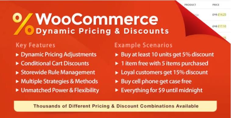 WooCommerce Dynamic Pricing & Discounts 商品动态折扣插件 – v2.4.3