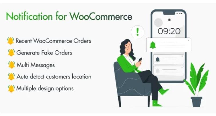 WooCommerce Sales Notification – 产品实时销售弹出促销插件