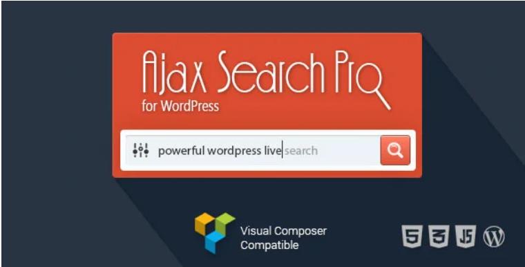 Ajax Search Pro 高级Ajax无刷新搜索WordPress插件 – v4.25