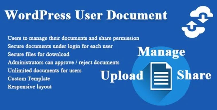 WordPress User Document – 用户轻松管理文档插件 – v1.2.3