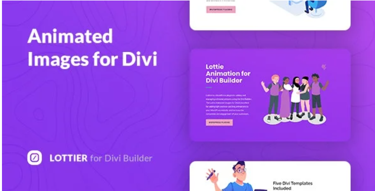 Lottier – Lottie Animated Images for Divi Builder 动画图像插件 – v1.0.2