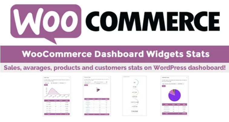 WooCommerce Dashboard Widgets Stats 销售数据统计插件 – v5.6
