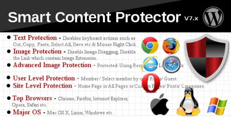 Smart Content Protector – 内容禁止复制保护插件 – v9.9