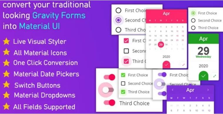 Gravitizer – Gravity Forms Material UI Styler 重力表单样式插件 – v1.0.6