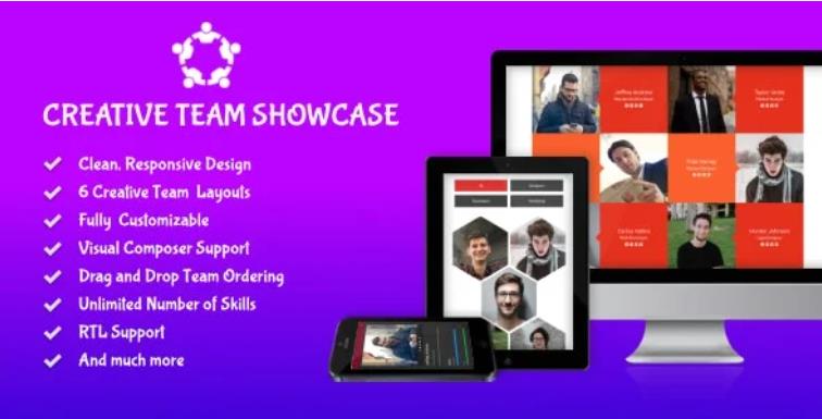 Creative Team Showcase – 创意团队成员展示WordPress插件 – v2.7.0