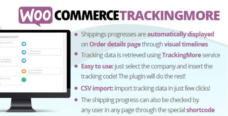 WooCommerce TrackingMore 物流跟踪插件 – v3.8