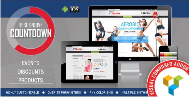 Visual Composer Addon – CountDown Timer PRO 倒计时插件 – v2.1