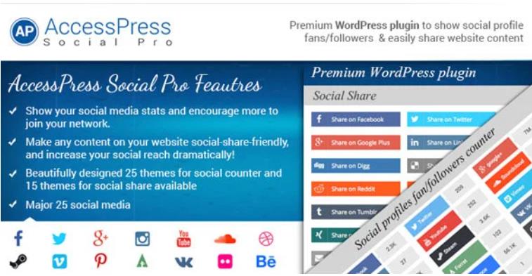 AccessPress Social Pro 社交登陆插件 – v2.1.8