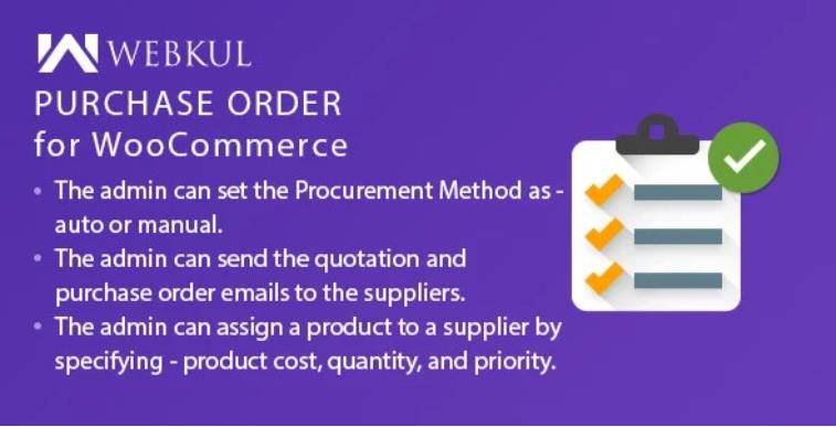 Purchase Order Plugin for WooCommerce – 采购订单库存管理插件