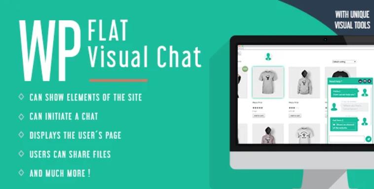 WP Flat Visual Chat 可视化客服插件 – v5.399