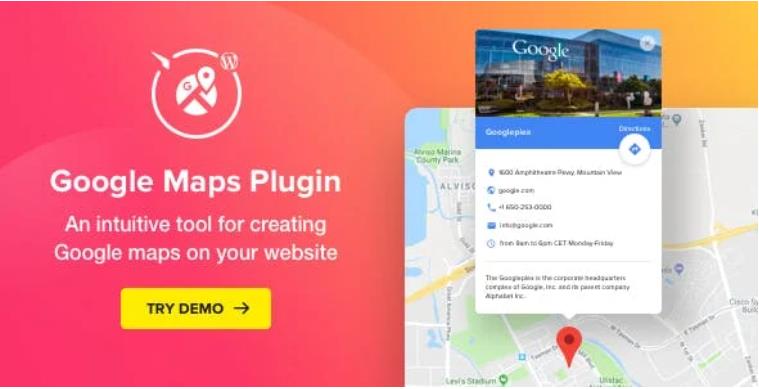 WP Google Maps – Google 谷歌地图插件 – v2.4.0