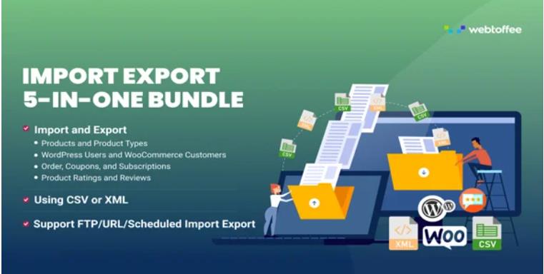 All-in-one WooCommerce Import Export Suite – 商品订单用户优惠券导入导出CSV/XML插件 – v1.0.2