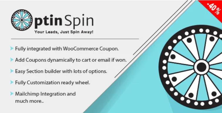 OptinSpin – WooCommerce电商促销大转盘插件 – v2.1.7