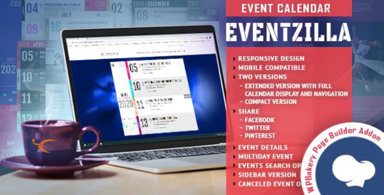EventZilla – WPBakery 日历活动预约页面生成器 – v1.3.0