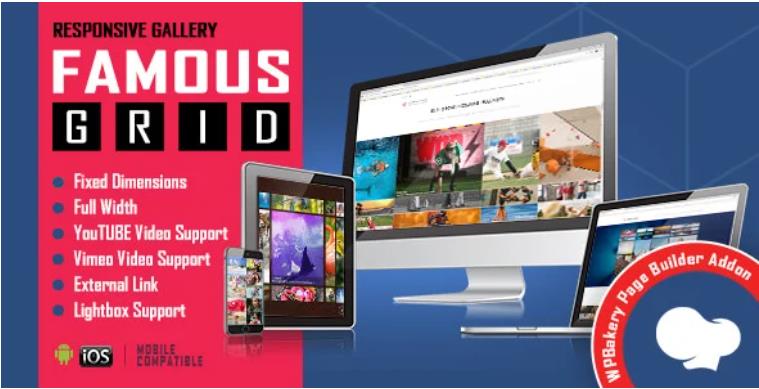 Famous – WPBakery Page Builder 响应式相册插件 – v1.0.3