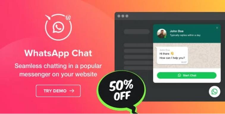 WhatsApp Chat – WordPress WhatsApp Chat 客服插件 – v1.2.0