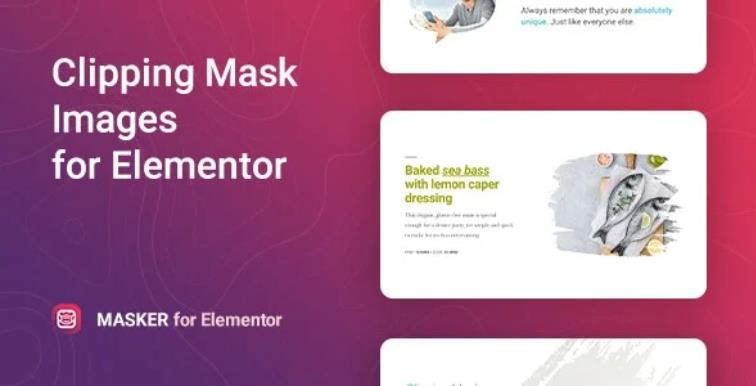 Masker – Clipping Mask for Elementor 图片蒙层特效插件