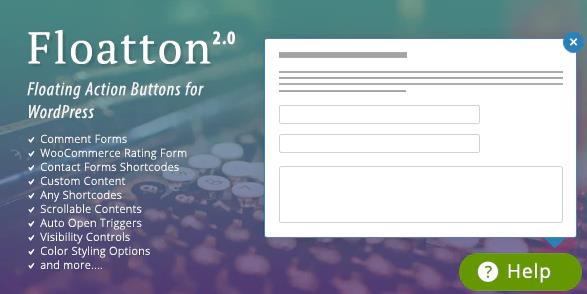 Floatton – 浮动按钮任何自定义内容弹出表单插件 – v2.0