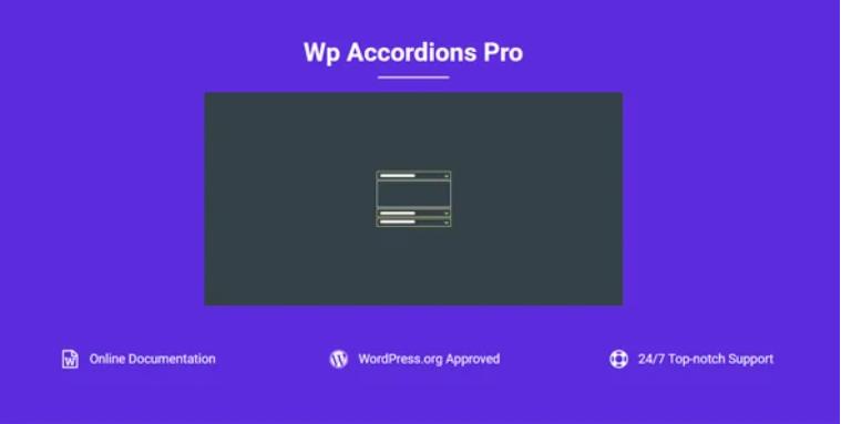 Wp Accordions Pro 手风琴折叠选项卡插件 – v1.8