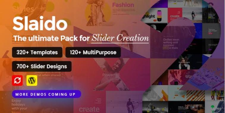 Slaido – ZIPs Pack for Slider Revolution 幻灯片集合包 – v2.0.5