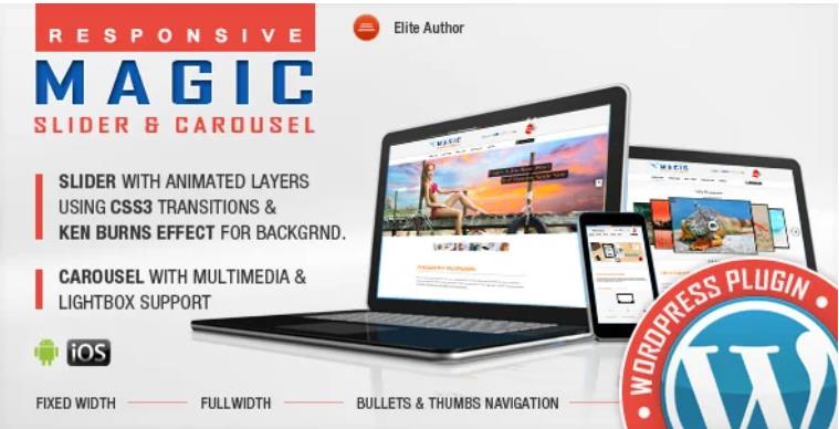 Magic Responsive Slider and Carousel 幻灯片轮播插件 – v1.2.3