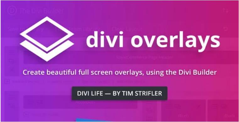 Divi Overlays – 弹窗模态插件 – v2.8.8.1
