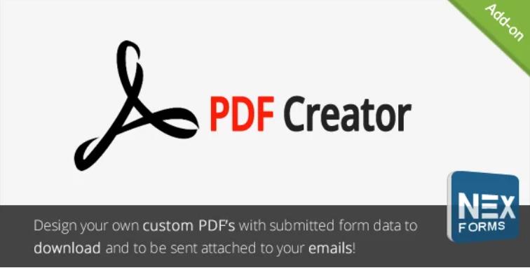 PDF Creator for NEX-Forms WordPress表单附件 – v7.5