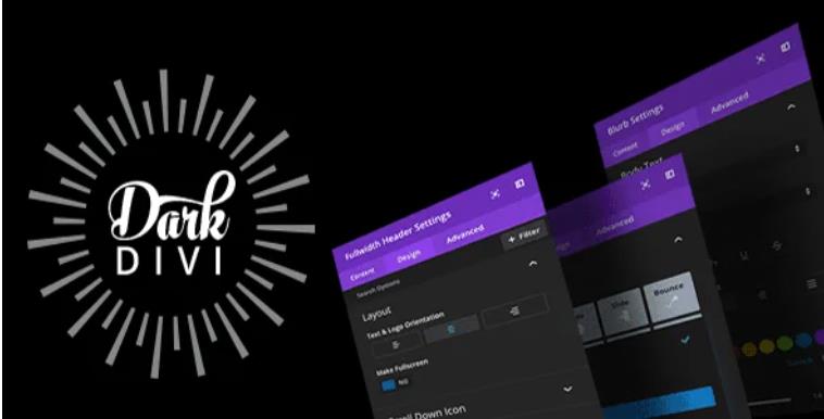 Dark Divi – Divi Visual Builder 夜间模式编辑器 – v1.1.1