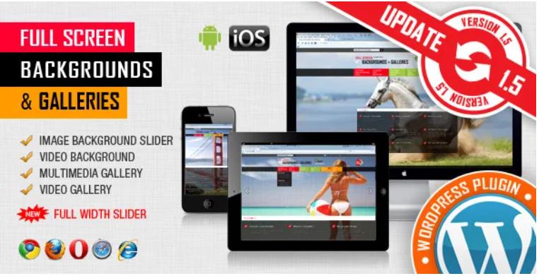 Image & Video 全屏背景ＷordPress插件 – v1.6